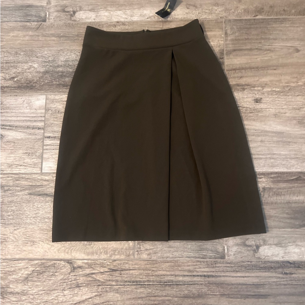 Worthington Dark Spruce A-Line Skirt SZ 6 NWT MRSP $44 FORMAL CASUAL # 122